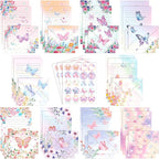 TaoBary 160 Pcs Stationery Paper Set 50 Double Sided Stationery Papers by TaoBary