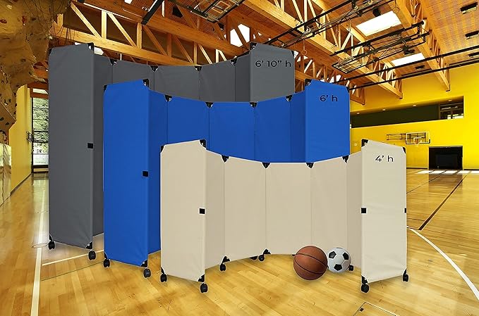 Versare MP10H Portable Folding Wall Partition | Economical 5 Panel Design | - Image 4