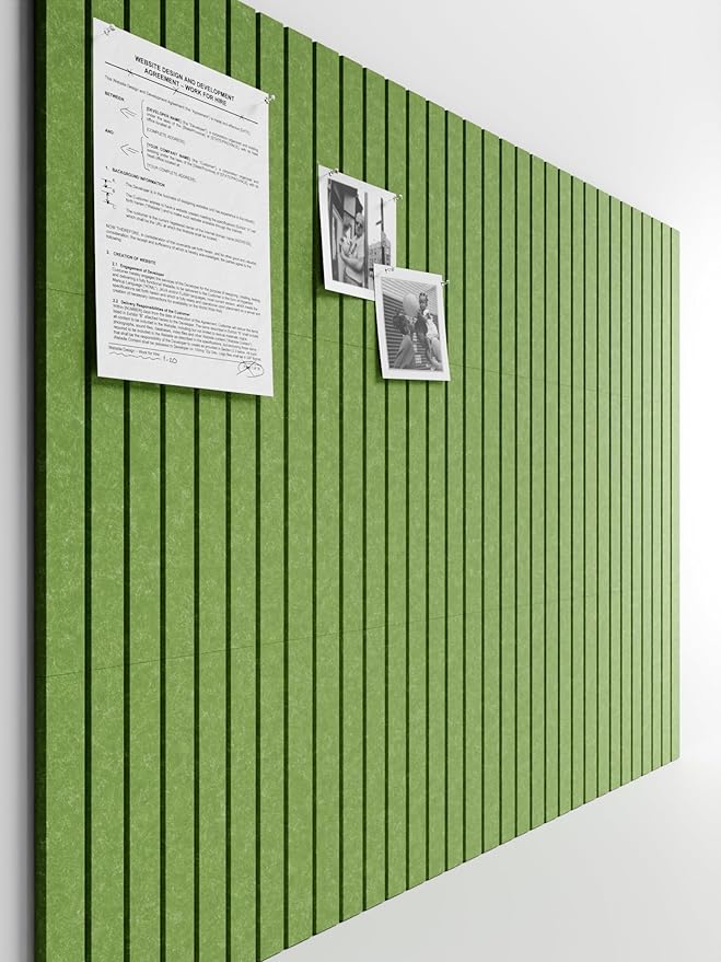 Bumusty Large Cork Board Alternative-47 x35 Felt Bulletin Board Tiles, by Bumusty