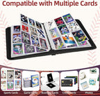 1080 Pockets Baseball Card Binder 9 Pocket, Trading Card Binder - Image 6