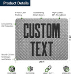 Custom Sign, Custom Street Sign, 11 Font Colors, 13 Font Styles, 4 Hole Options - Image 6