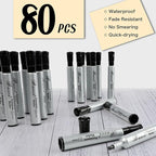Buecs Permanent Markers, Chisel tip, Waterproof &Fade Resistant, Quick Drying - Image 6