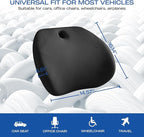 Skechers Lumbar Support Pillow for Office Chair, Memory Foam Lumbar Pillow - Image 4