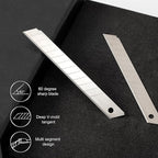 Gomake 9mm Utility Knife Replacement Blades, Snap Off Blades - Image 2