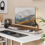 Fenge Acrylic Monitor Stand Riser, 42.5 Inches Dual Monitor Stand - Image 3