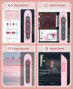 Presentation Clicker Rechargeable Pink Wireless Presentation Remote Presenter - Image 4