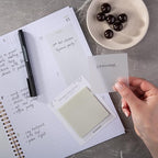 DiverseBee 50 Sheets Pastel Transparent Sticky Notes, 3x3” Clear Sticky Tabs - Image 4