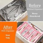 Spaclear Large Utensil Drawer Organizer Expandable Silverware Organizer - Image 3