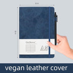 OnMove Notebooks Journal for Women Men 12 Pack Bulk Leather Hardcover - Image 2