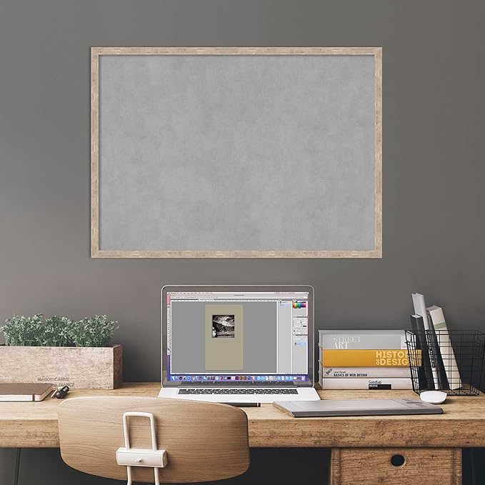 Amanti Art Silver Framed Magnetic Board 21x29 Medium Vision Board - Image 6