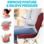 FORTEM Seat Cushion, Office Chair Cushion, Lumbar Support Pillow - Image 5