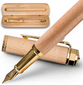 Ellington Pens Luxury Wood Fountain Pen Set – Extra Fine Nib by EllingtonPens