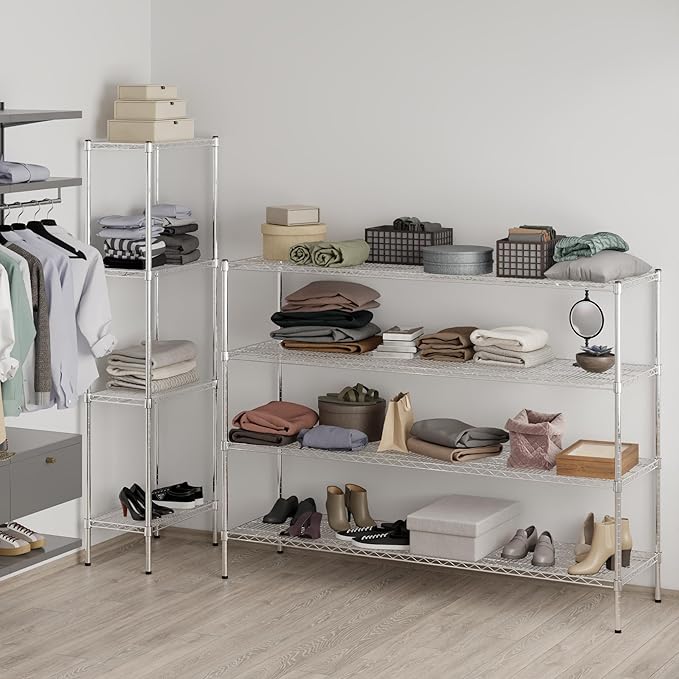 Regal Altair 21" Deep x 72" Wide x 54" Height Wire Shelving Kit | 4-Tier | NSF - Image 7