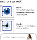 TWENTY5 SEVEN Countdown Timer 7.5 inch; 60 Minute 1 Hour Visual Timer – - Image 3