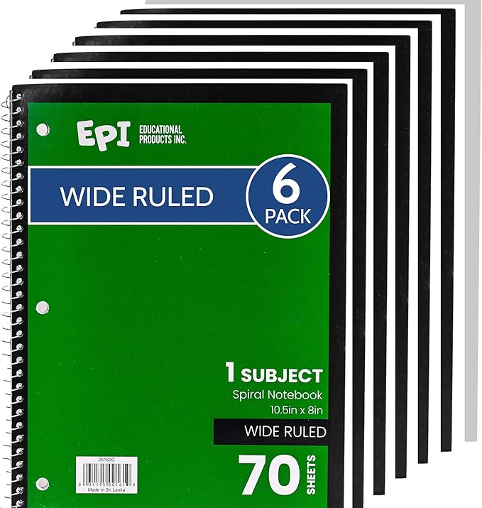 EPI Spiral Notebook | Wide by EPI