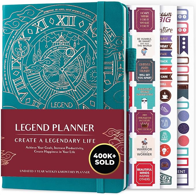Legend Planner – Weekly & Monthly Life Planner to Hit Your Goals & Live by LegendPlanner