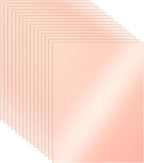 100 Sheets Pink Shimmer Cardstock 8.5 x 11 Scrapbooking Paper, 92lb Heavyweight by Guakicae