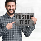 Custom Sign, Custom Street Sign, 11 Font Colors, 13 Font Styles, 4 Hole Options - Image 2