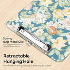 Luminzo Plastic Cute Clipboard Low-Profile Metal Clip, A4 Letter Size 9 x 12.5 - Image 4