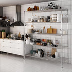 Regal Altair 24" Deep x 72" Wide x 86" Height Wire Shelving Kit | 5-Tier | NSF - Image 8