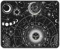 Auhoahsil Mouse Pad, 12 x 10 in Tarot Style Sun Moon Computer Mouse Pad by Auhoahsil