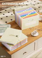 ABC life 12-Pocket Accordion File Organizer, Expandable File Folder - Image 4