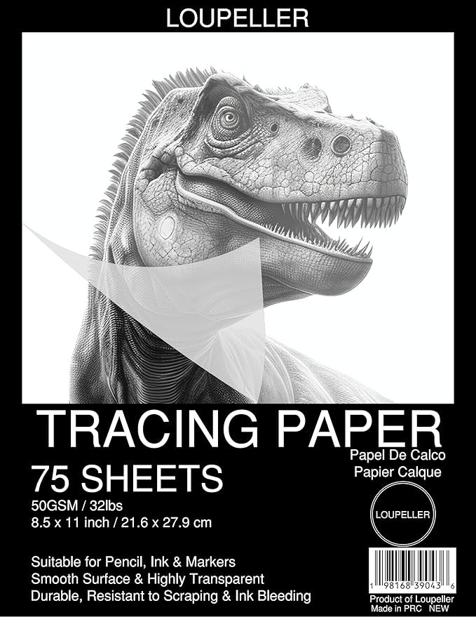 LOUPELLER 8.5” X 11” TRACING Paper by Loupeller