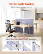 VEVOR Office Divider Privacy Partition, PET Workstation Cubicle Partition - Image 3