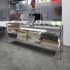 Regal Altair 14" Deep x 72" Wide x 27" Height Wire Shelving Kit | 2-Tier | NSF - Image 2
