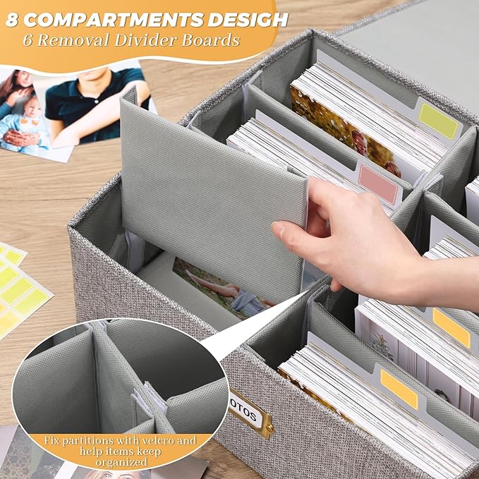 Erogeen Decorative Photo Storage Box - Image 4