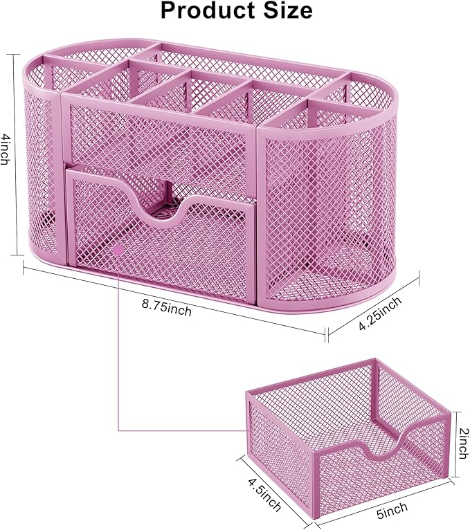 EasyPAG Mesh Pen Holder Desk Organizer - Image 7