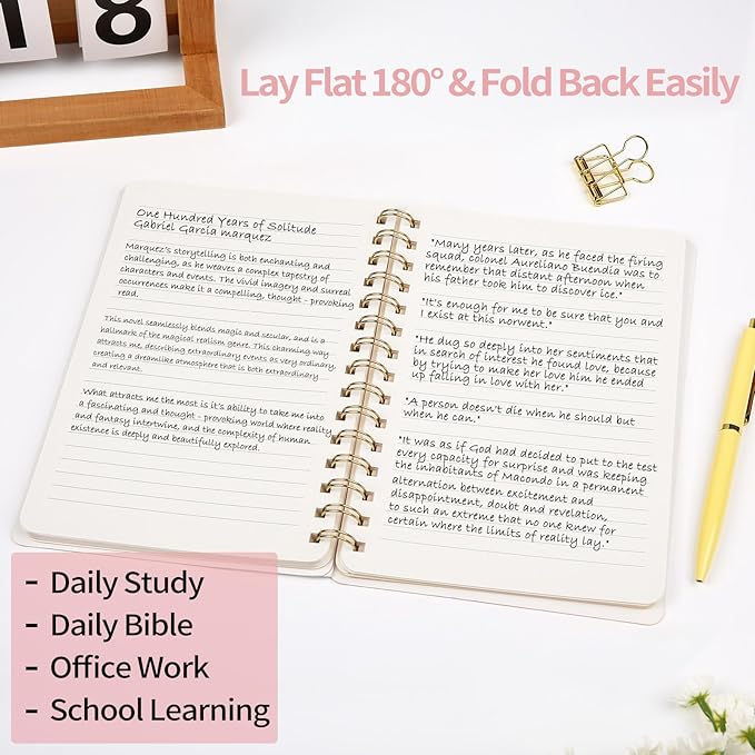 Spiral Notebook-5.75" x 8.125" College Ruled Journal - Image 5