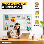 Office Cork Board, Tac Board, Large Felt Board, Wall Protector - Image 5
