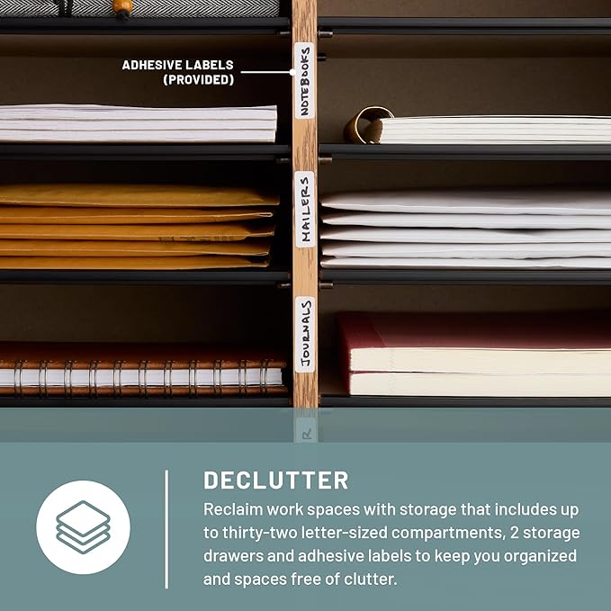 Safco, Adjustable Compartment Literature Organizers, 1 Each - Image 3