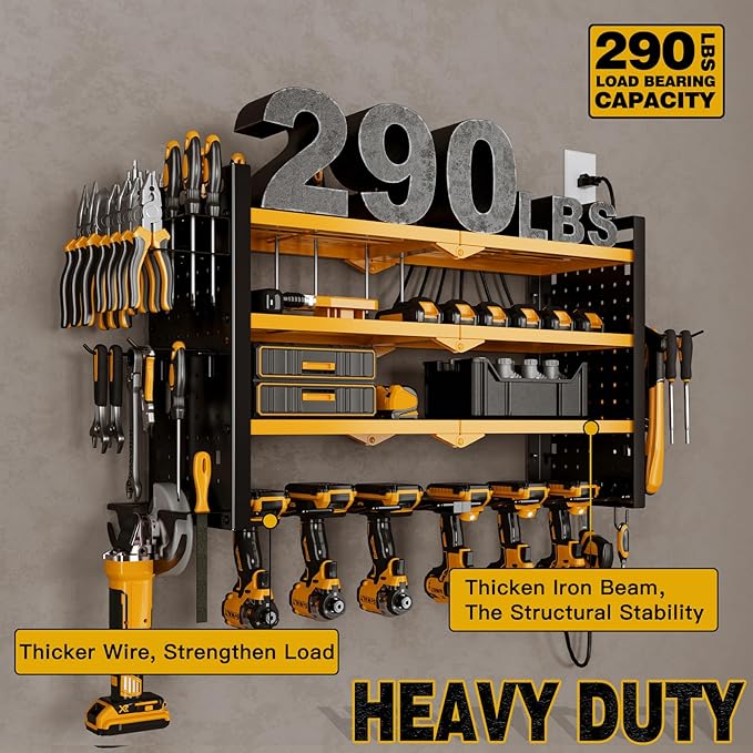 NattyDot Power Tool Organizer Wall Mount - Image 5