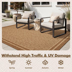 montvoo-2x6 ft indoor outdoor runner rugs for entryway, package contents