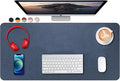 SUJAYU Dual Sided PU Leather Desk Pad, Mouse Pad, Office Desk Mat, Non-Slip by SUJAYU
