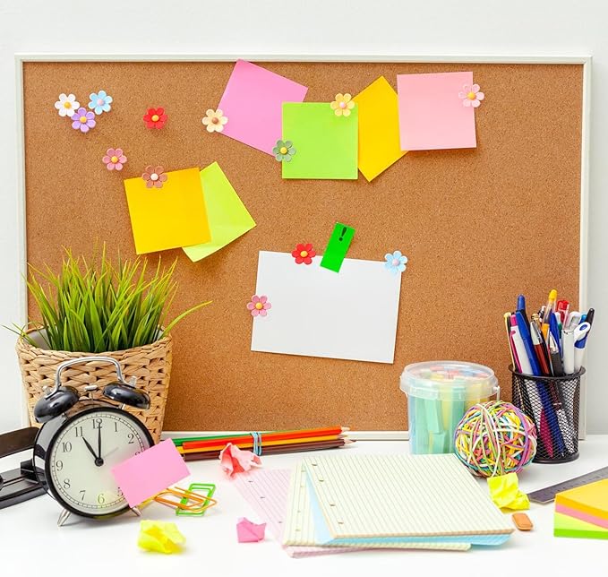 50Pcs Flower Push Pins for Cork Board Decorative Cute Push Pins for Bulletin - Image 4
