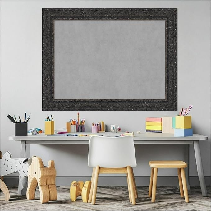 Amanti Art Black Framed Magnetic Board 25x33 Medium Vision Board - Image 5