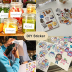 BESTEASY Sticker Paper 8.5" x 11" Full Sheet Label Stickers - Image 5