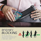 BWEGRHE Small Travel Wallets, Art Mandalas Slim Minimalist Front Pocket Wallet - Image 3