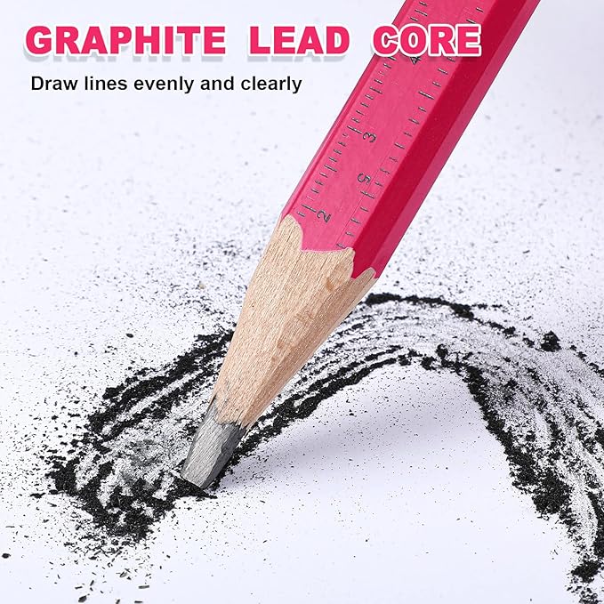 Honoson 200 Pcs Flat Construction Pencils - Image 5