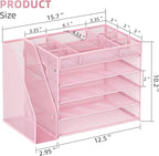 Marbrasse 5-Tier Desk Organizer - Image 2
