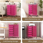 GLACER 15 Drawers Rolling Cart, Storage Cart - Image 8