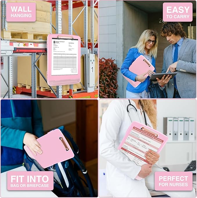 Sooez Clipboards with Storage, High Capacity Clip Boards 8.5x11 with Storage - Image 7