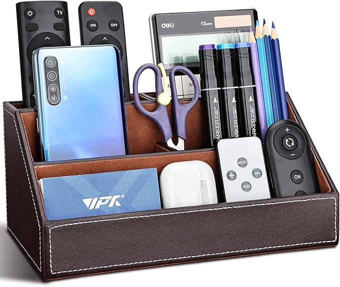 KINGFOM Pu Leather Desk Organizer - Image 9