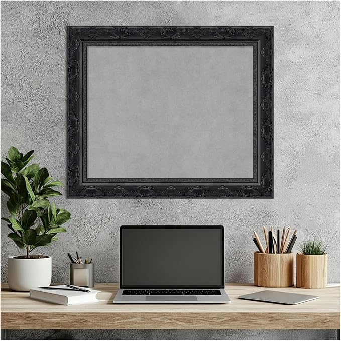 Amanti Art Black Framed Magnetic Board 20x24 Small Vision Board - Image 7