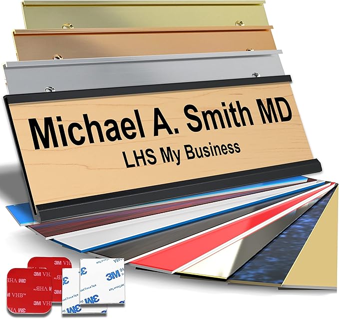 Custom Name Plate for Doors, by LHS+My+Business