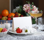 20 Pack White Blank Table Place Cards - Image 2