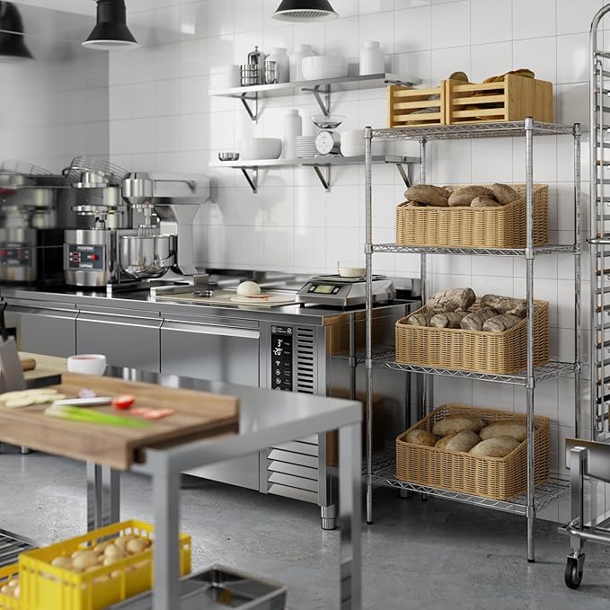 Regal Altair 18" Deep x 30" Wide x 64" Height Wire Shelving Kit | 4-Tier | NSF - Image 2